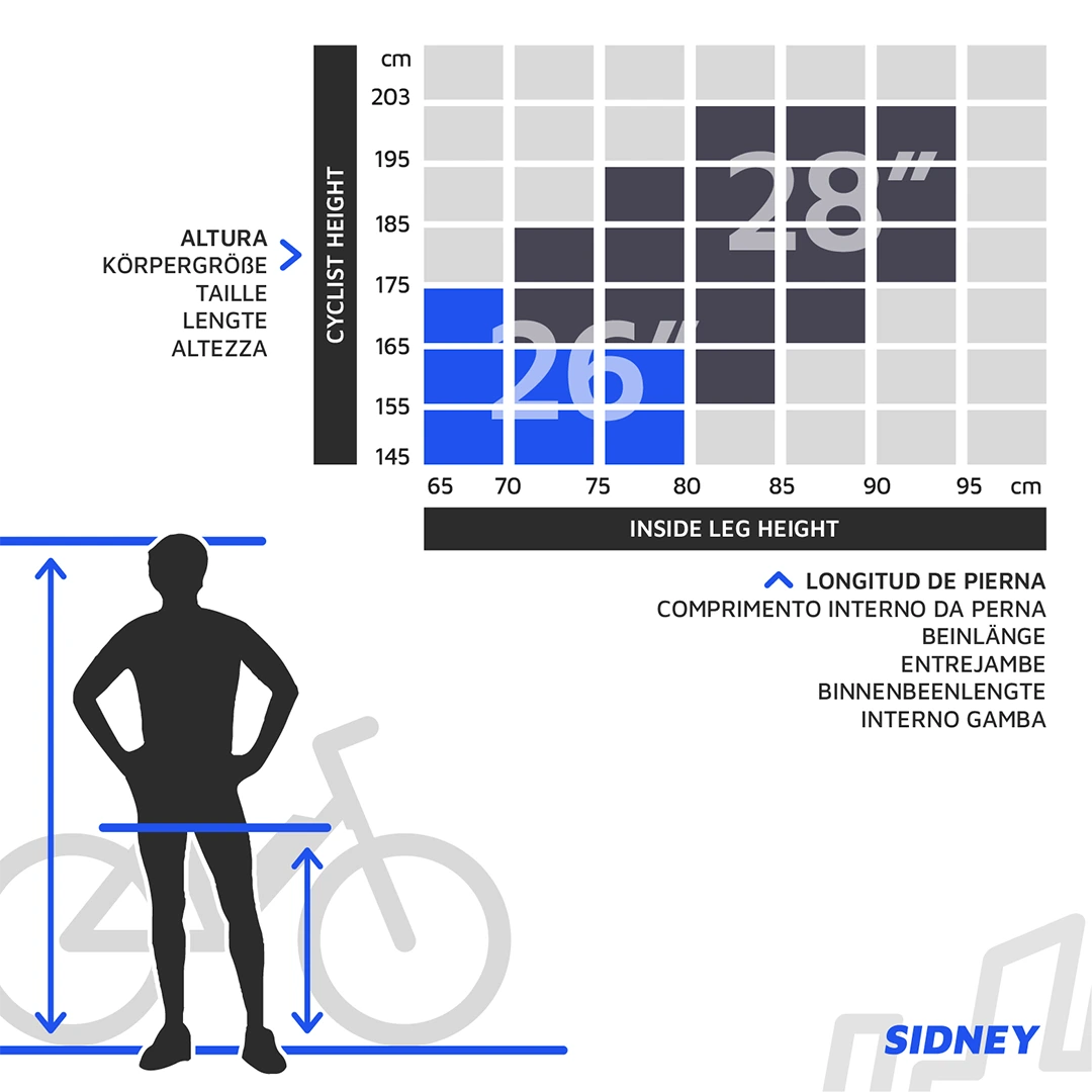 VAE de ville UrbanBiker Sidney PLUS Moteur Central – Image 3