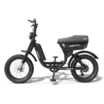 Vélo électrique biplace cargo garrett miller x, batt simple, pneus route