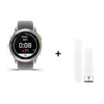 Montre Garmin  EPIX Gen 2 Sapphire Titane 47 mm + bracelet nylon gris