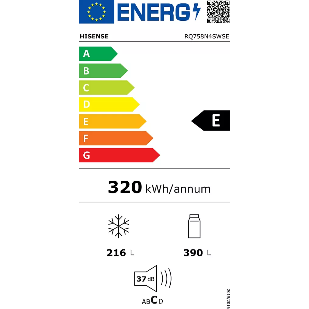Réfrigérateur multi portes HISENSE RQ758N4SWSE – Image 3