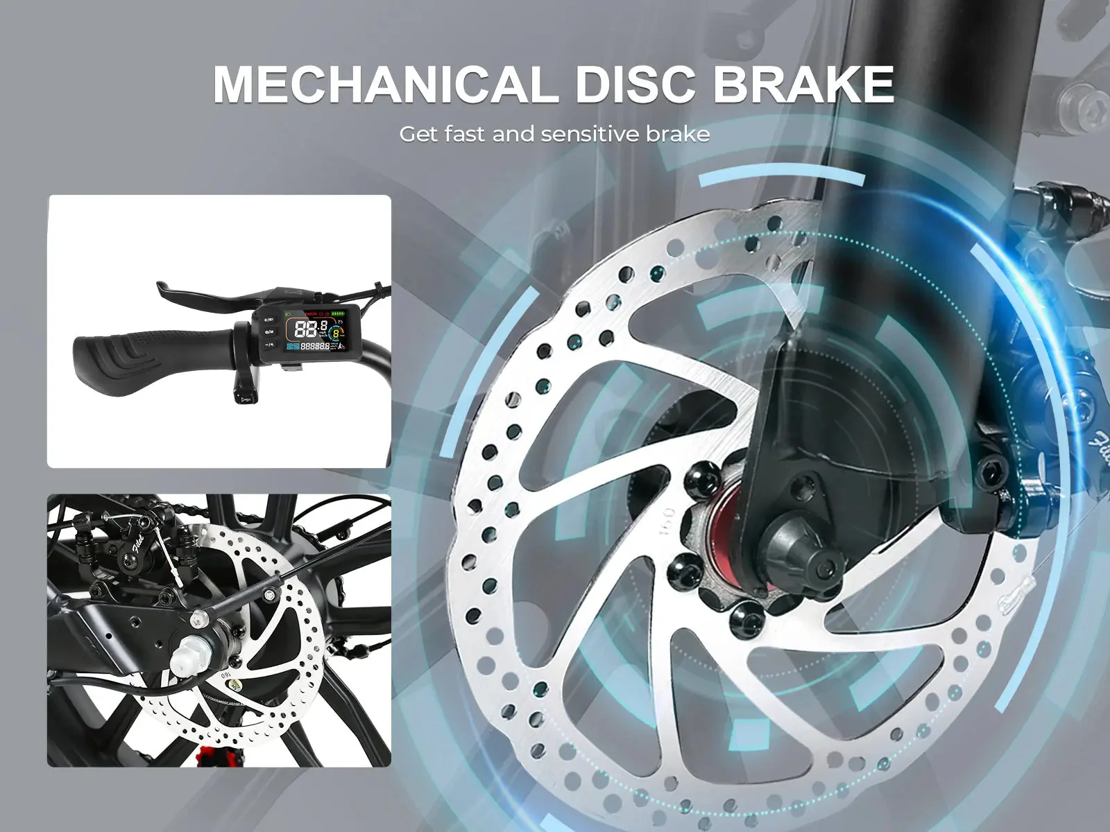Vélo électrique Pliant SAMEBIKE C05 Pro – Image 9
