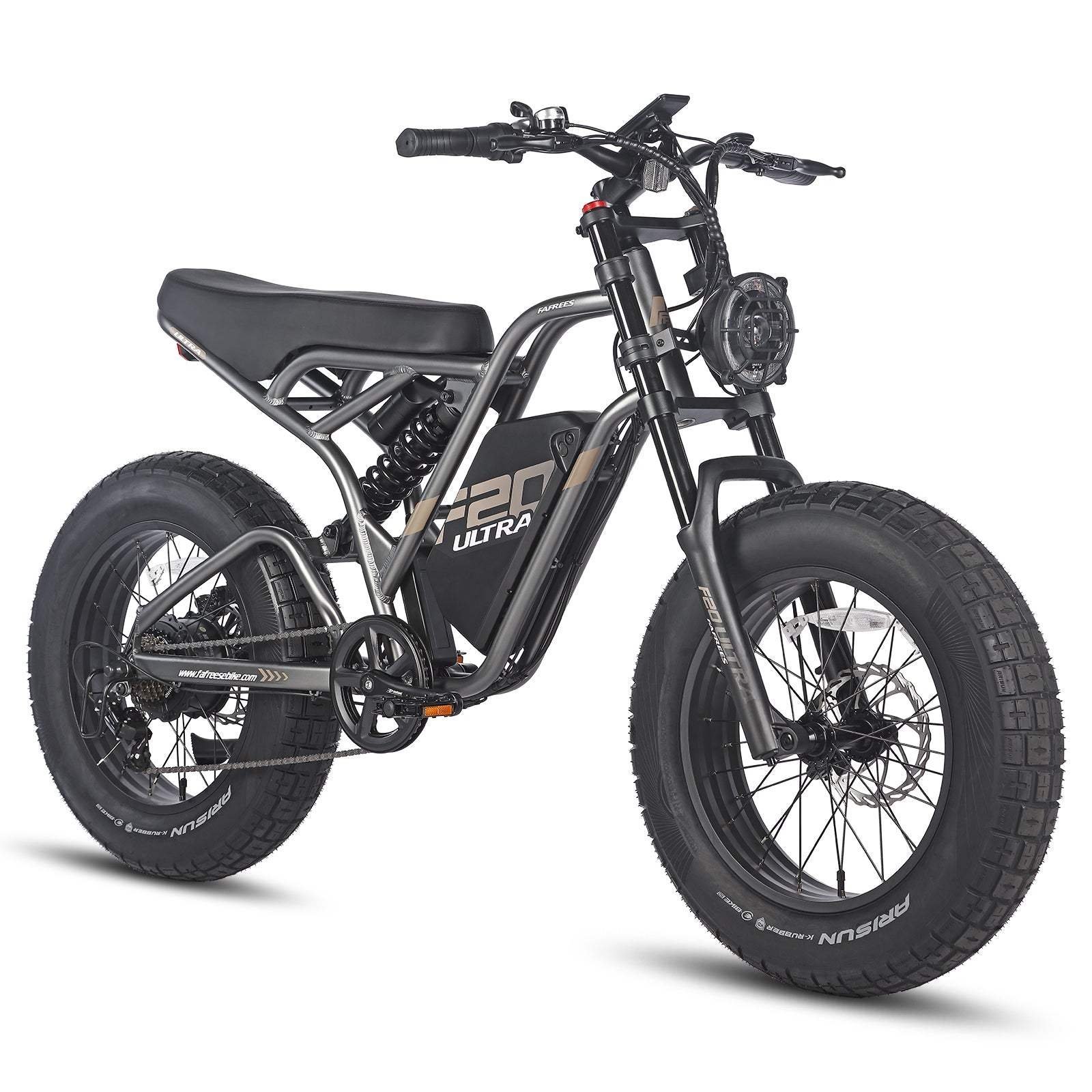 FAFREES F20 ULTRA 750W 20" Fat Bike E-Mountain Bike 48V 25Ah LG Batterie E-MTB – Image 7