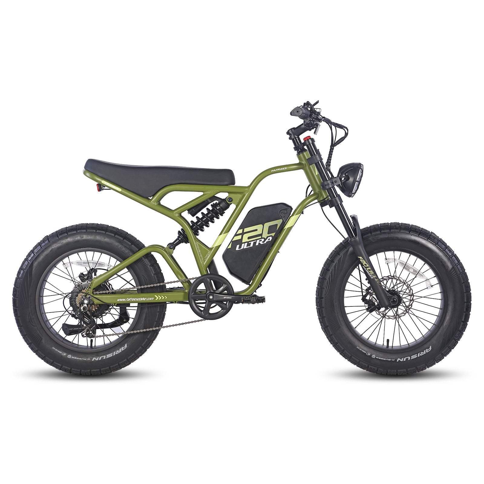 FAFREES F20 ULTRA 750W 20" Fat Bike E-Mountain Bike 48V 25Ah LG Batterie E-MTB – Image 4