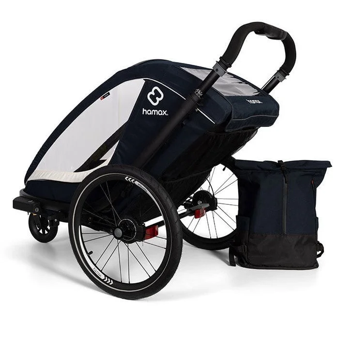 Remorque pour vélo Hamax 2 Enfants - Breeze - noir – Image 6