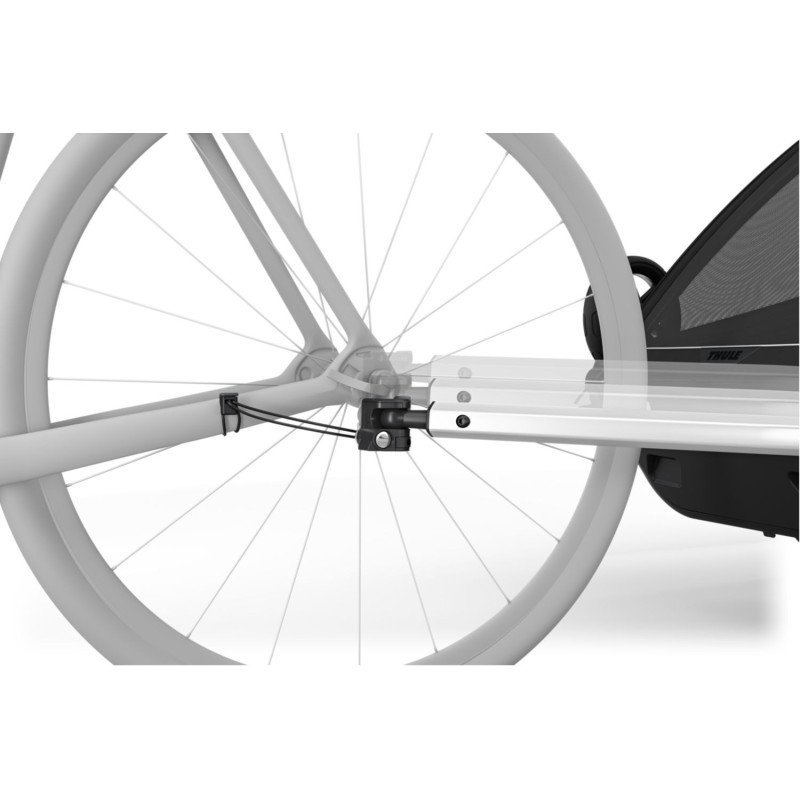 Remorque bébé vélo Thule pour 2 Enfants - Chariot Sport 2 Double - noir – Image 7